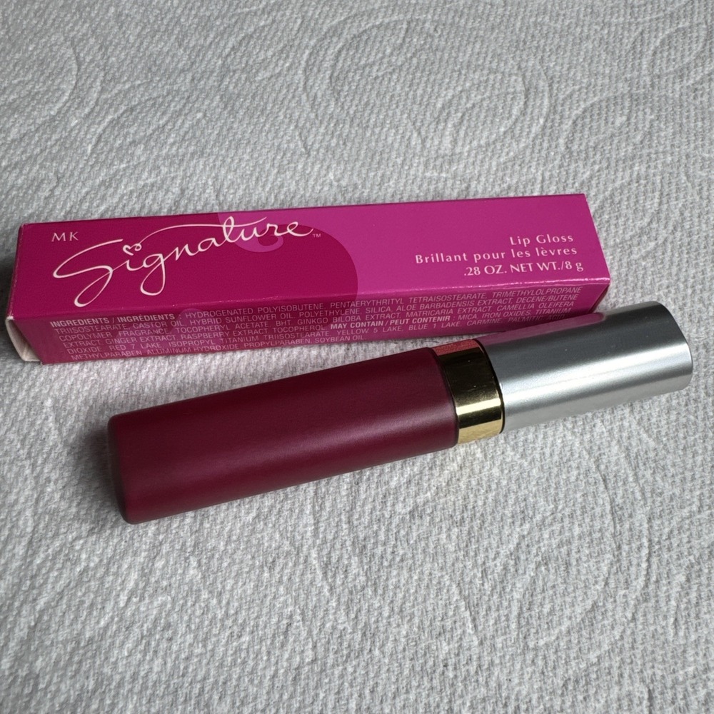 New In Box Mary Kay Signature Lip Gloss Aloha Pink #3116 Full Size ~Fast Ship